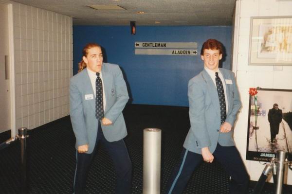Showcase Cinemas Sterling Heights - Dan Leyten And Tom Lamb Between Theaters 9 10 In The Main Lobby Circa 92-93 Photo By Scott Zambelli (newer photo)